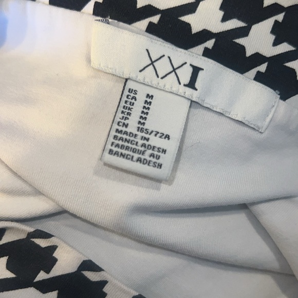 Forever 21 Houndstooth Pattern Skirt Sz:M - Picture 4 of 4